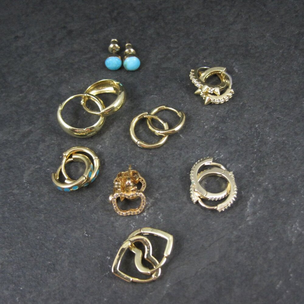Lot of 8 Pairs of Earrings